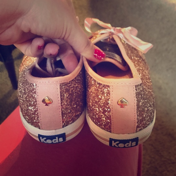 Keds Shoes - Rose gold Keds by Kate Spade. Worn once.